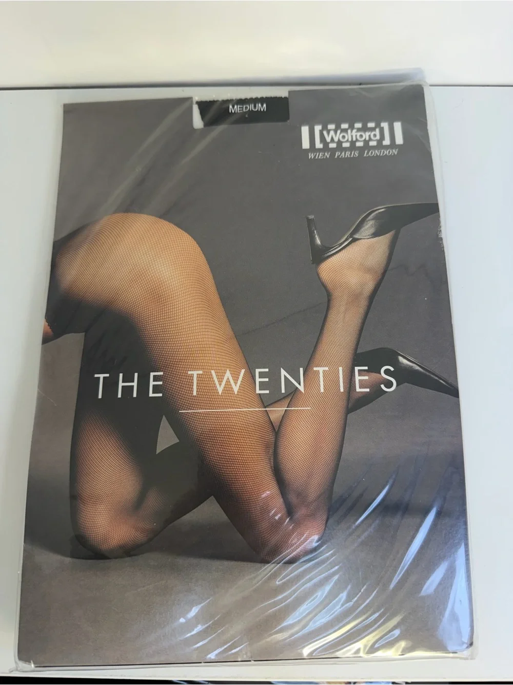 Wolford The Twenties Black Fine Fishnet